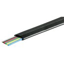 Telefonflachkabel 6-adrig, 100 m Rolle, AWG 28, CCA (kupferkaschiertes Aluminium)