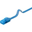 CAT 6A Flach-Patchkabel, U/UTP, blau