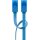 CAT 6A Flach-Patchkabel, U/UTP, blau