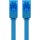 CAT 6A Flach-Patchkabel, U/UTP, blau
