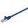 CAT 5e Patchkabel, F/UTP, blau