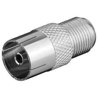 F-Adapter: F-Buchse > Koax-Buchse