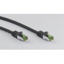GHMT-zertifiziertes CAT 8.1 Patchkabel, S/FTP (PiMF), schwarz