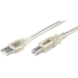 USB 2.0 Hi-Speed-Kabel, transparent