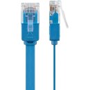 CAT 6 Flach-Patchkabel, U/UTP, blau
