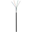 CAT 5e Outdoor Netzwerkkabel, F/UTP, schwarz
