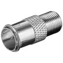 F-Adapter: F-Stecker (Quick) > F-Buchse
