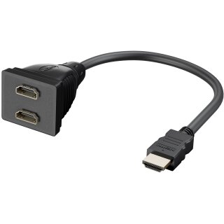 HDMI™-Kabeladapter, vergoldet
