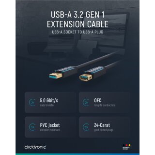 USB-A-Verlängerungskabel