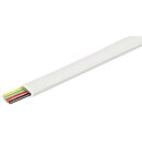 Telefonflachkabel 4-adrig, 100 m Rolle, AWG 30, CU (Kupfer)