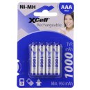 XCell - X1000AAAB4 - Micro AAA - 1,2 Volt 1000mAh Ni-MH -...