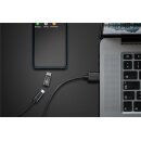 Adapter USB-C™ auf USB 2.0 Micro-B, grau