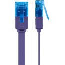 CAT 6A Flach-Patchkabel, U/UTP, violett