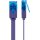 CAT 6A Flach-Patchkabel, U/UTP, violett