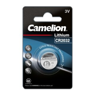 Camelion - Knopfzelle - CR2032 / BP1 - 3 Volt 220mAh Lithium