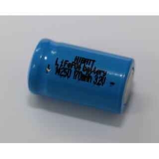 HB14250 - IFR 14250 / LC14250 / 1/2AA - 3,2 Volt 170mAh LiFePO4 mit Lötfahne (Z-Form)