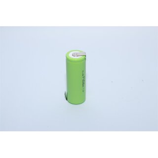 AkkuPlus - AP-14000F - 3/2 D F Zelle - 1,2 Volt 14000mAh Ni-MH - Hochstrom 5C mit Lötfahne (Z-Form)
