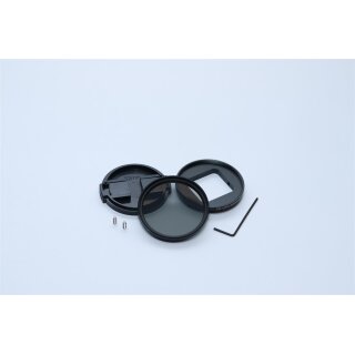 vhbw - 52mm CPL Filter mit Linsenschutz und Adapter für Go Pro Hero 5 / 6 - wasserdicht