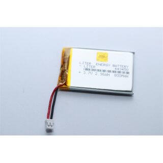 Ersatzakku - 443450 - 3,7 Volt 800mAh LI-Polymer mit JST-PHR-2 Stecker