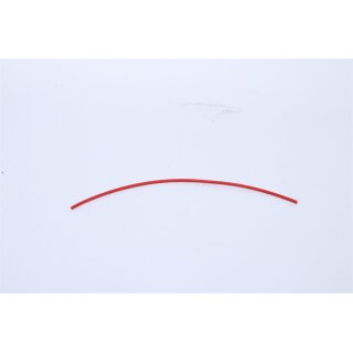 Schrumpfschlauch - 2:1 - 1,6mm auf 0,8mm - 1m rot polyolefin, selbst verlöschend