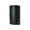 Treteimer - 14 l - Metall schwarz
