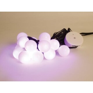 Colourlight - 8 m - 16 RGB-Lampen - schwarze Leitung - 12 V