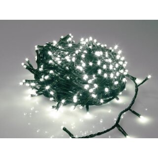 Immensity Light LED - Animiert - 40 m - 600 weiße Lampen - grünes Kabel - Modulator - 31 V