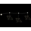 Linear Serie LED - reindeers - 90 x 30 cm - 54 warm white...
