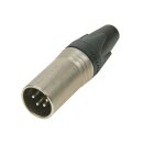 NEUTRIK - 4-POLIGER KABELSTECKER MIT VERNICKELTEM...