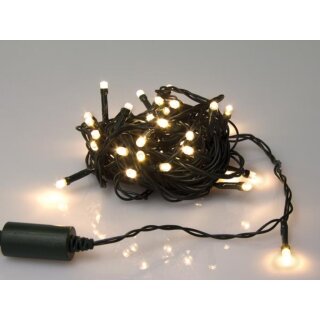 Novalight LED - 6 m - 40 warmweiße Lampen - grünes Kabel