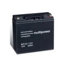 Multipower - MP22-12C - 12 Volt 22Ah Pb