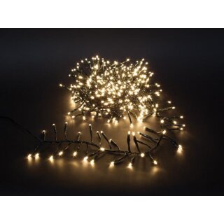 Spinlight LED - 6 m - 510 warmweiße Lampen - schwarzes Kabel - Modulator - 31V