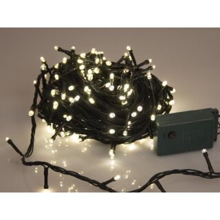 Sparkle Light LED - 16 m - 240 warmweiße Lampen - grünes Kabel - Modulator