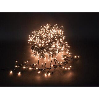 Twistlight LED - 12 m - 1020 arizona-weiße Lampen - schwarzes Kabel - 31V