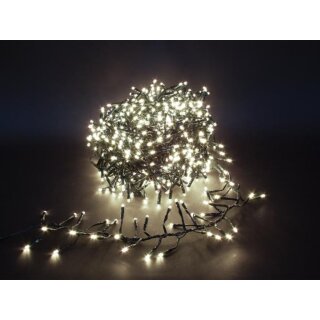 Twistlight LED - 18 m - 1530 weiße Lampen - schwarzes Kabel - 31V