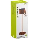 Kabellose LED-Tischleuchte Solar, Bronze