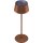 Kabellose LED-Tischleuchte Solar, Bronze