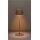 Kabellose LED-Tischleuchte Solar, Bronze