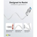 Ethernet-Kabel USB-A 3.0 auf RJ45, Slim, 15 m