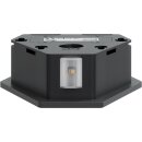LED-Solar-Wandleuchte Diamant, schwarz