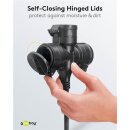 Dreifach-Verlängerungskabel Outdoor, 5 m, schwarz