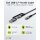 2in1 USB-Textilkabel, spacegrau/silber, 2 m