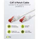 CAT 6 Patchkabel, S/FTP (PiMF), 2 m, weiß, 5er-Set