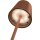 Kabellose LED-Tischleuchte RGBW, Bronze