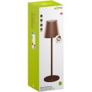 Kabellose LED-Tischleuchte, Bronze