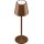 Kabellose LED-Tischleuchte, Bronze