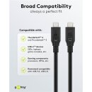 USB-C™-Kabel, USB 3.2, 60 W, 5 Gbit/s, Power Delivery, 0,5 m