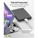 USB-C™-Adapter vertikal 90° lang, USB4™