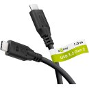 USB-C™-Kabel, USB 3.2, 100 W, 10 Gbit/s, Power Delivery, 1 m