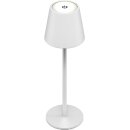 Kabellose LED-Tischleuchte, weiß